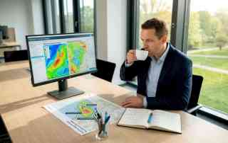 Bei der Planung und Realisierung von Energieprojekten setzt ein Projektentwickler gezielt auf GIS-Technologien, um optimale Standorte und effiziente Lösungen zu finden.