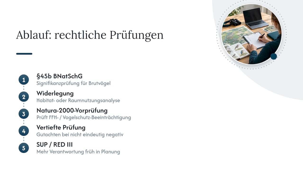 Rechtlicher Rahmen in Kürze: §45b BNatSchG, Natura-2000 und SUP, overview diagram